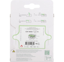 CONEX BÄNNINGER Lasklem 3-polig hersluitbaar 4 mm² 10 stuks