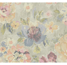 Behang met bloemmotief
