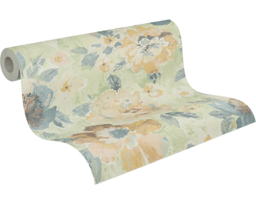 Behangrol met bloemenpatroon
