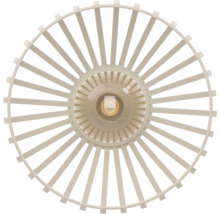 Plafondlamp met lampenkap van latten