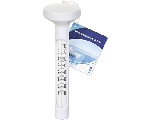 Zwembadthermometer van kunststof, 19,5 cm