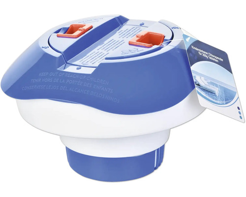 Drijvende chloordispenser voor tabletten van 200 gram