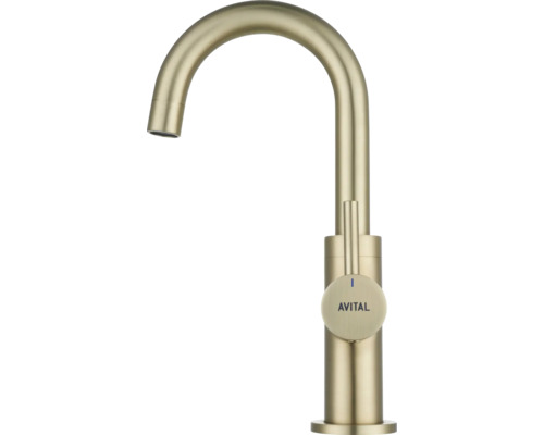 Avital Logo op een keukenkraan
