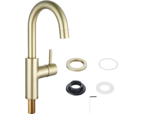 Keukenkraan met bevestigingsmateriaal