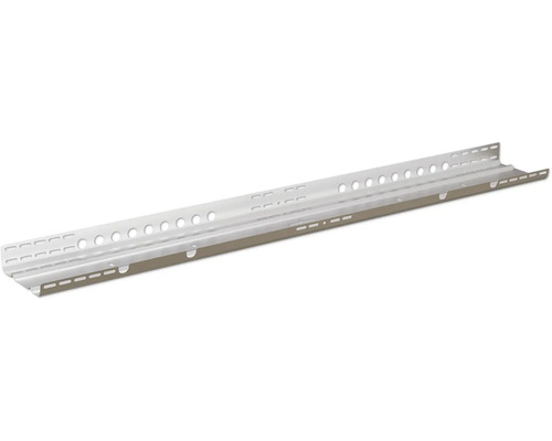 Metalen montagerail met gaten