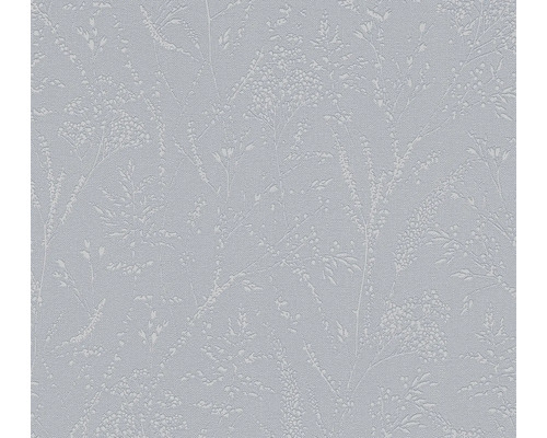 A.S. CRÉATION Vliesbehang 39766-3 Pure Elegance bladeren grijs Behang met plantenmotief