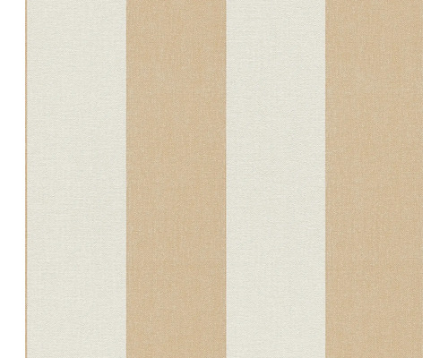 A.S. CRÉATION Vliesbehang 3979-42Pure Elegance strepen geel Behang met streepmotief