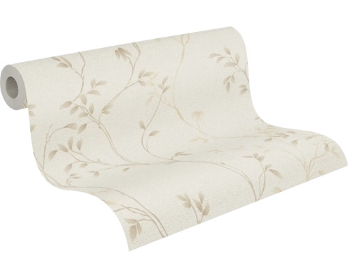 Behangrol met bladmotief