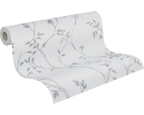 Behangrol met bladerdesign