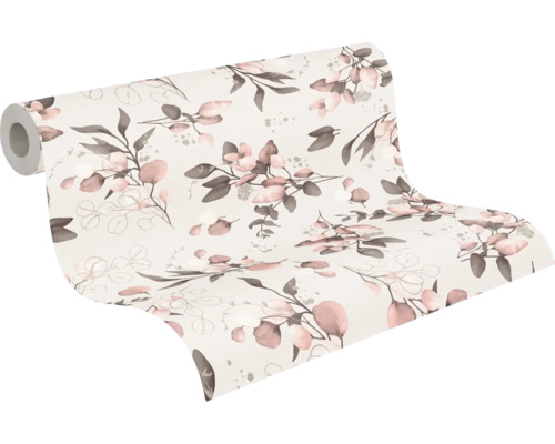 Behangrol met bladerpatroon