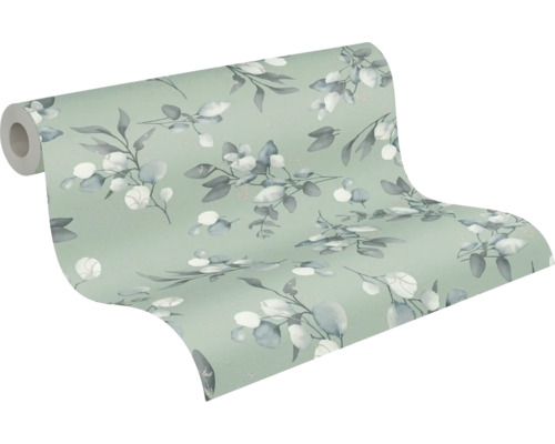 Behangrol met plantenmotief