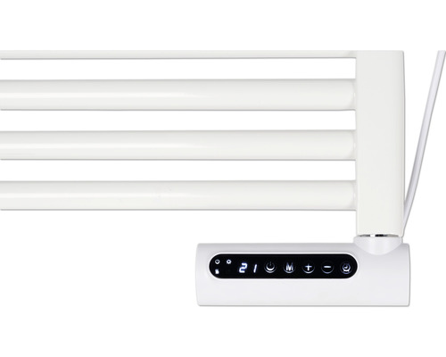 Handdoekradiator met digitaal bedieningspaneel