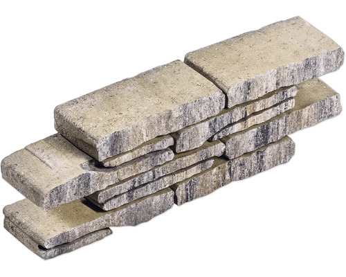 DIEPHAUS Muursteen iBrixx Rock schelpkalk 40x18x8 cm