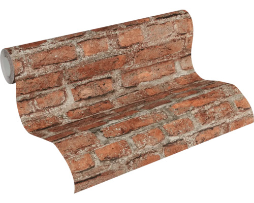 Behangrol met baksteenpatroon