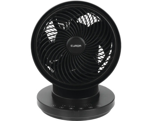 EUROM Tafelventilator Vento 3D Silent Comfort zwart