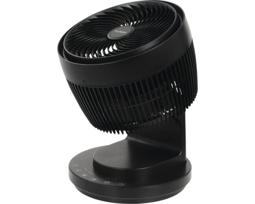 Draaibare ventilator van kunststof met bedieningselementen