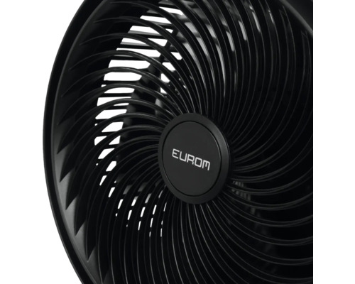 Eurom Logo op een ventilator.