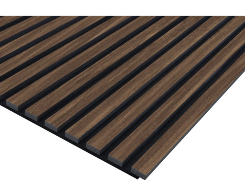 Houten akoestisch paneel met lattenstructuur