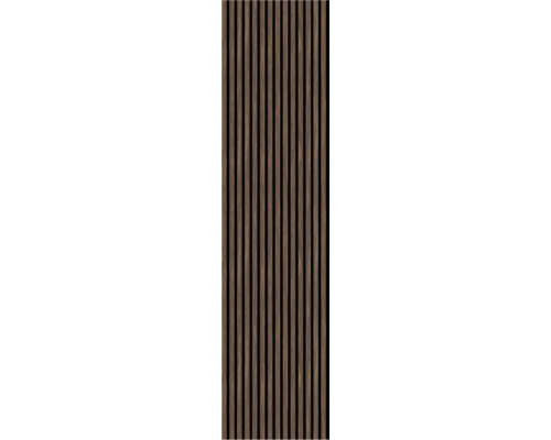Akoestisch paneel walnoot 1 zijdig folierd 2670x572x19 mm