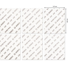 Bosch Expert schuurpapier set, verschillende korrelgroottes, 115 mm x 140 mm