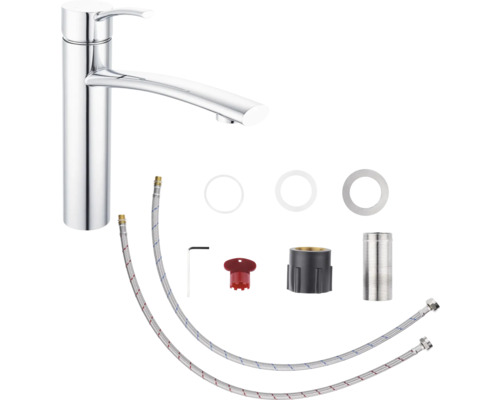 Wastafelkraan met montageaccessoires