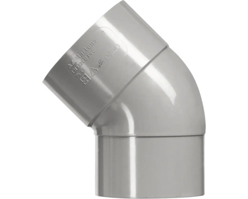 PVC hoekstuk 45 graden