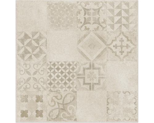 Wand- en vloertegel Bergamo licht beige 60 x 60 cm gerectificeerd Vloertegel met diverse patronen
