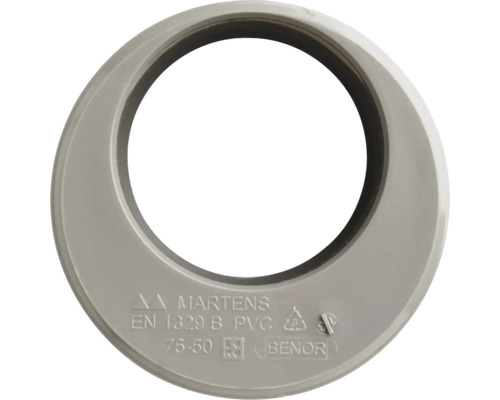 Kunststof afvoerpijprozet 75-50