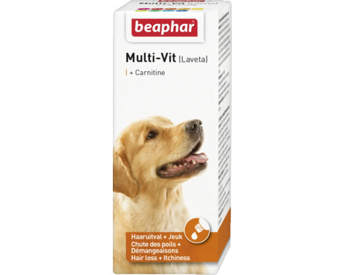 Beaphar Multi-Vit Laveta voedingssupplement voor honden ter behandeling van haaruitval en jeuk