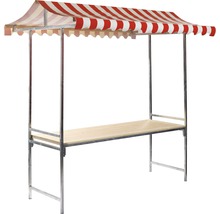 VEBA Marktkraam professional rood-wit