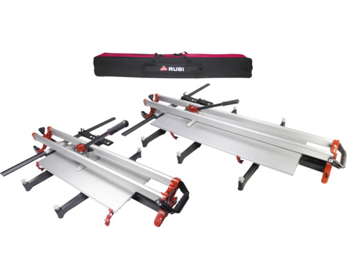 Twee tegelsnijders met draagtas van het merk Rubi