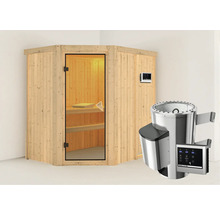 Sauna met saunakachel en bediening