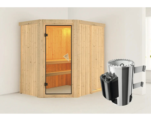 Binnensauna met kachel voor binnengebruik
