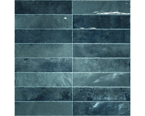 MIRAVA Wandtegel Ravera blauw 7,5x30 cm Rechthoekige wandtegels, keramisch materiaal, voor binnenshuis