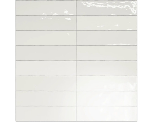 MIRAVA Wandtegel Ravera wit 7,5x30 cm Rechthoekige, glanzende tegels