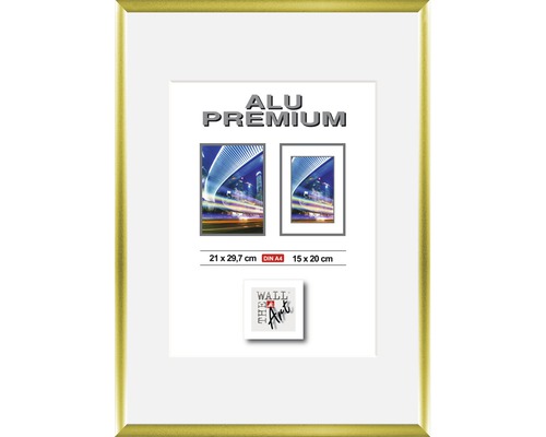 Aluminium fotolijst voor foto''s in de formaten 21 x 29,7 centimeter en 15 x 20 centimeter