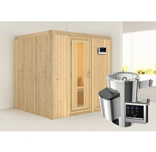 Sauna met saunakachel en saunabesturing