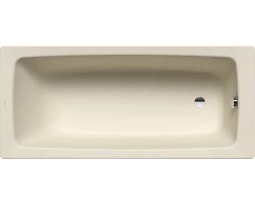 Bovenaanzicht van een rechthoekig ligbad.