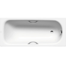 Rechthoekig bad met handgrepen en afvoer