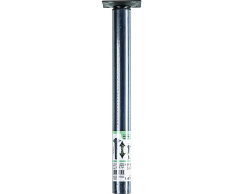 Metalen meubelpoot, in hoogte verstelbaar