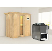 Sauna met saunakachel en bediening