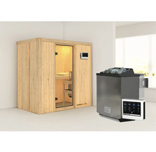 Sauna met saunakachel en bediening