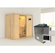 Sauna met saunakachel en bediening