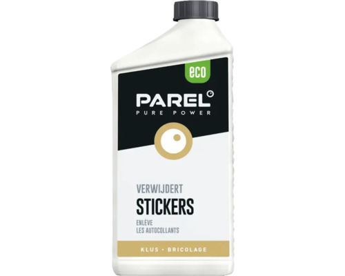 PAREL Pure Power Stickerverwijderaar 250 ml Parel Pure Power stickerverwijderaar in witte fles met grijze dop