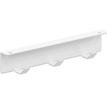 Garderobestang met drie haken voor wandmontage