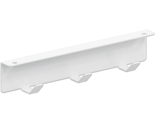 Garderobestang met drie haken voor wandmontage