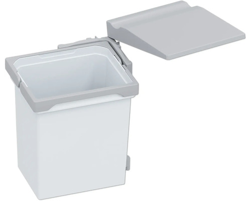 Afvalbak met scharnierend deksel voor keukens