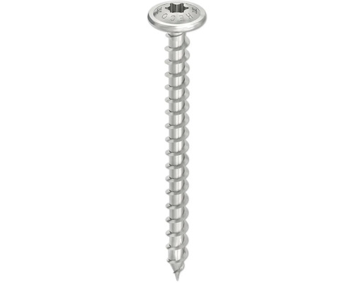 HECO Topix-Plus Universele schroef 8,0x120 mm tellerkop Torx T40 voldraad RVS A2, 50 stuks