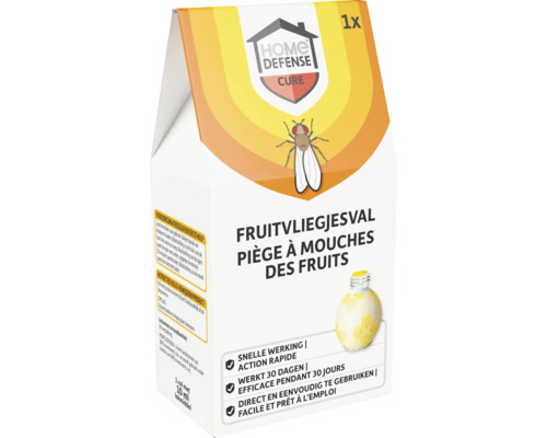 Fruitvliegjesval in een witte verpakking