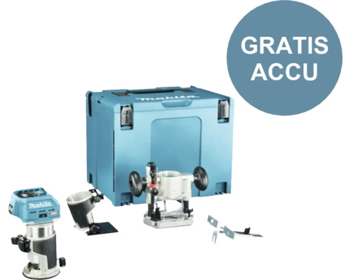 MAKITA Accu boven- en kantenfrees XGT RT001GZ10 (**gratis accu**)